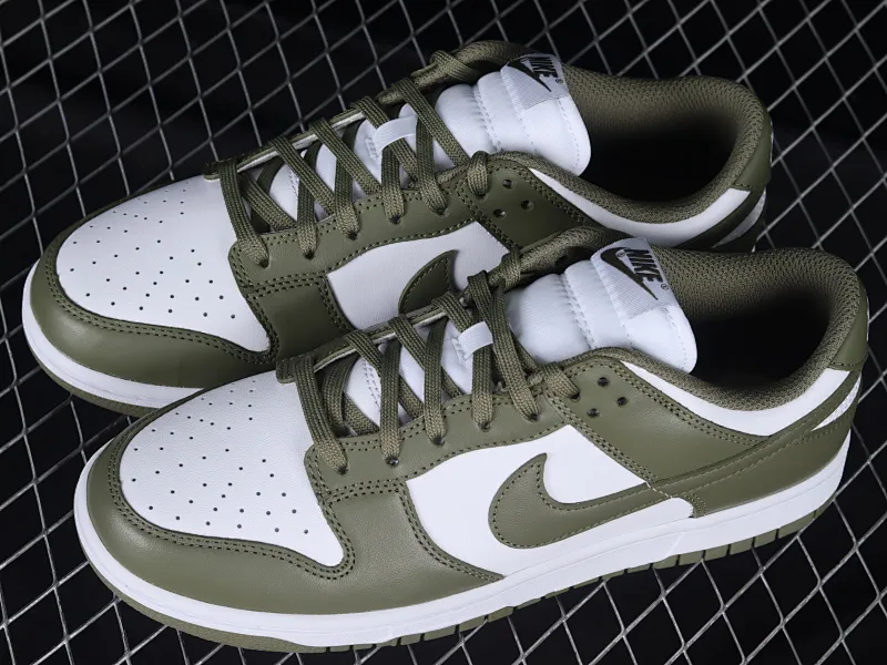 All categories Nk SB Dunk series Nk SB Dunk Low low-top sneakers M version pure original Nk Dunk Low olive green SB smashed backboard fashion casual sneakers DD1503-120
